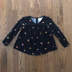 Old Navy V-neck Floral Top, Size 3T